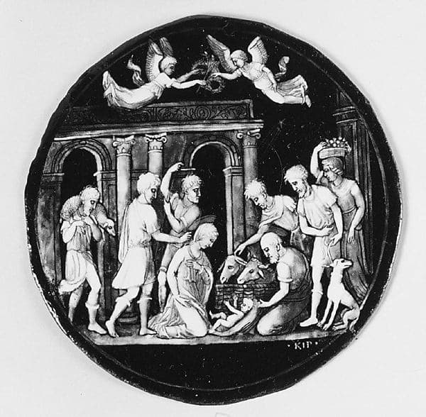 Adoration of the Shepherds, by Master K.I.P.