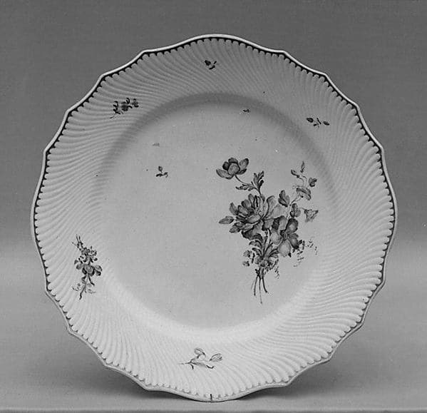 Plate, by Tournai