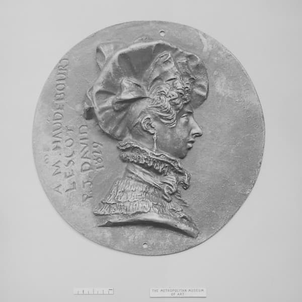 Antoinette Cécile Hortense Lescot, Mme. Haudebourt-Lescot, painter, by Pierre Jean David d'Angers