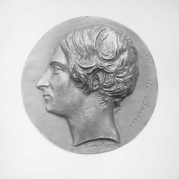 Henri Auguste Barbier (1805–1882), French poet, Member of the Academy, by Pierre Jean David d'Angers