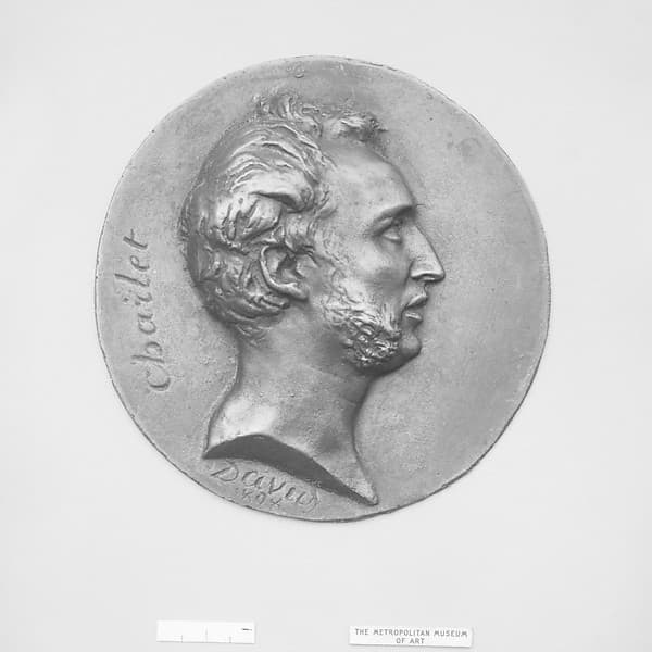 Nicolas Toussaint Charlet (1792–1845), French painter of battle-pieces, by Pierre Jean David d'Angers