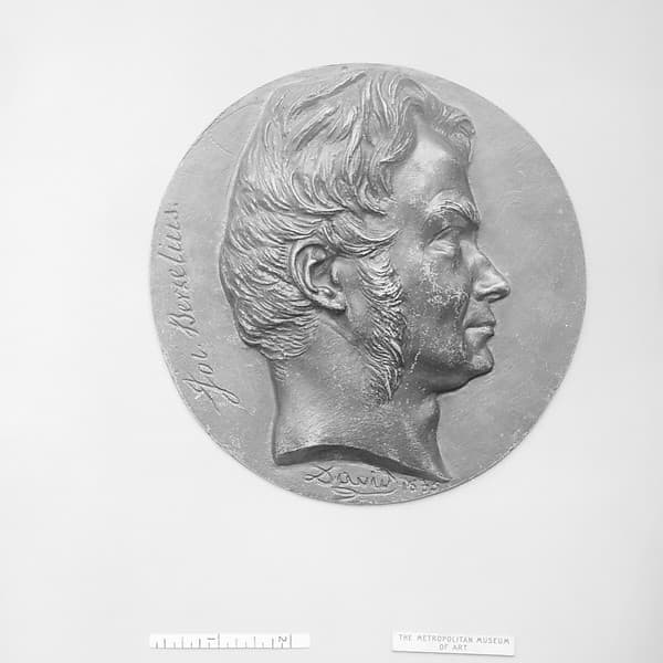 Johann Jacob Berzélius (1779–1848), Swedish scientific chemist, by Pierre Jean David d'Angers