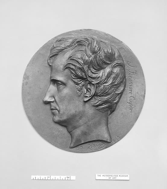 James Fenimore Cooper (1789–1851), American novelist, by Pierre Jean David d'Angers