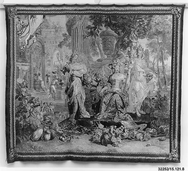 Autumn from a set of the Four Seasons, by Lodewijk van Schoor