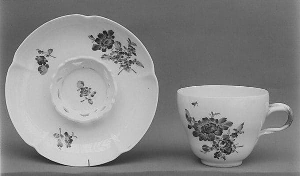 Cup and saucer, by Fürstenberg Porcelain Manufactory