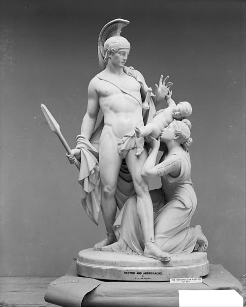 Hector and Andromache, by Giovanni Maria Benzoni