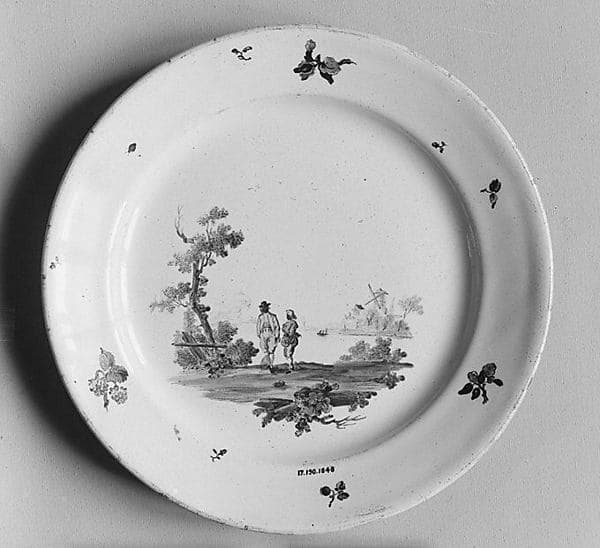 Plate, by Fidelle Duvivier