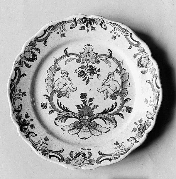 Plate, by Pierre-Clement Caussey