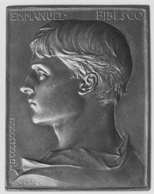 In honor of Prince Emmanuel Bibesco, by Jules-Clément Chaplain
