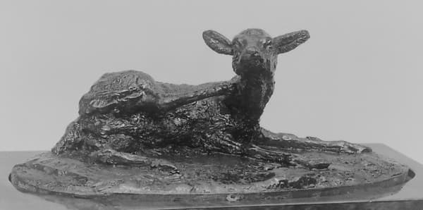 Fawn Scratching, by Antoine-Louis Barye