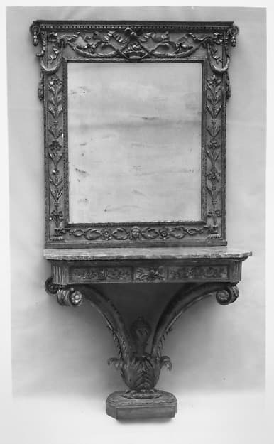 Console (part of a set), by Giocondo (Giuseppe) Albertolli