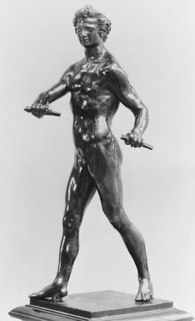 Man Drawing a Sword, by Barthélemy Prieur