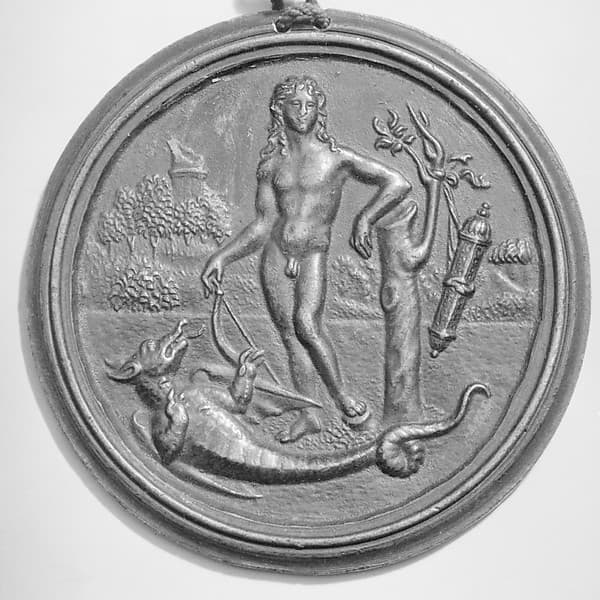 Apollo and the Serpent Python, by Pseudo Francesco Antonio da Brescia