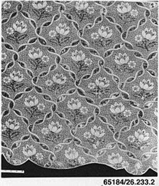 Floral print, by Oberkampf Manufactory
