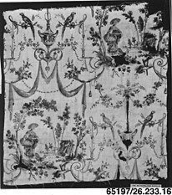 Pictorial print, by Oberkampf Manufactory