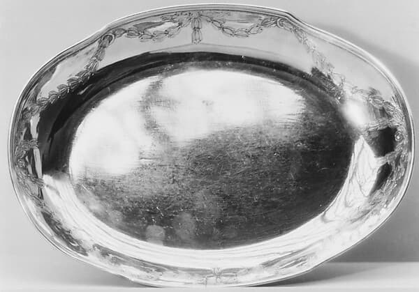 Stand for a bowl with cover (plateau), by Jacques-Pierre Marteau