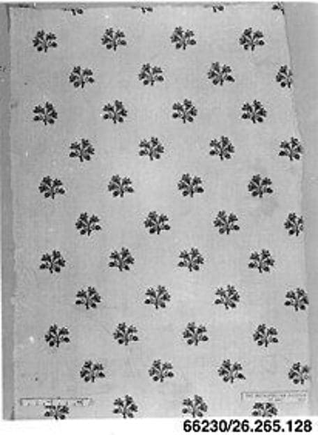 Floral print, by Oberkampf Manufactory