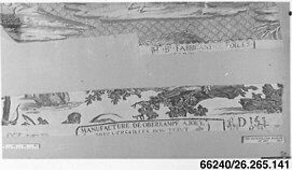 Pictorial print, by Jean-Baptiste Huet I