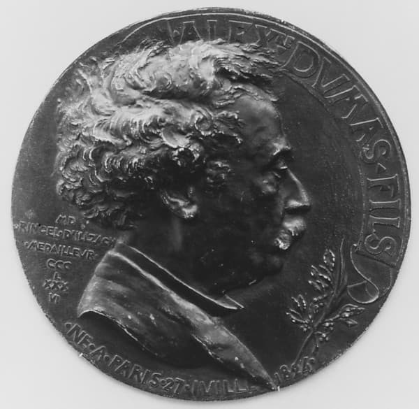 Alexandre Dumas the Younger (1824-1895), by Jean-Désiré Ringel d'Illzach