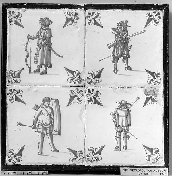 Tile (one of a set of four)