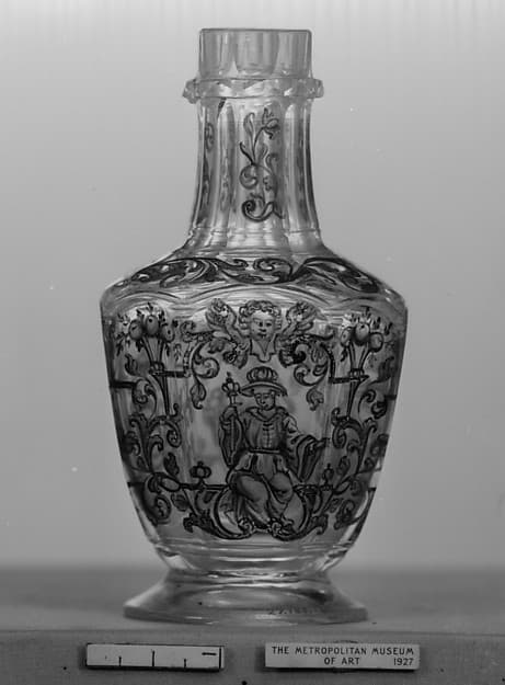 Strapwork and rinceaux with Chinoiserie figures, by Ignaz Preissler