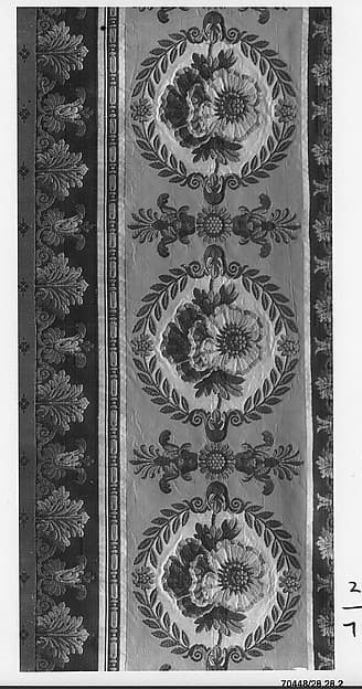 Border for wall fabric, by Séguin et Cie