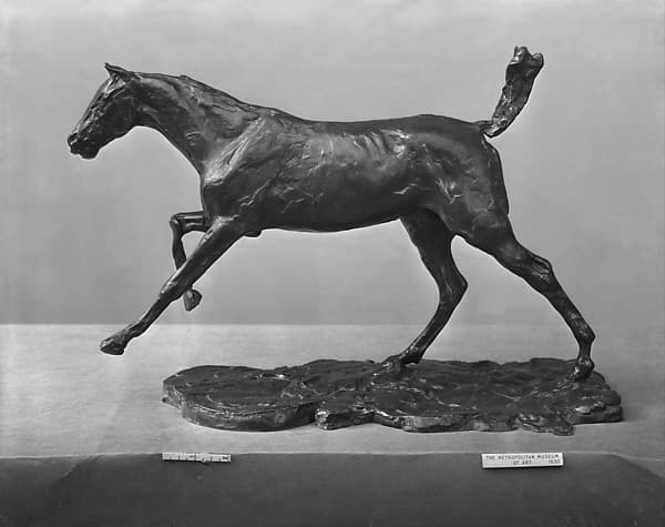 Horse Galloping on Right Foot, by Edgar Degas