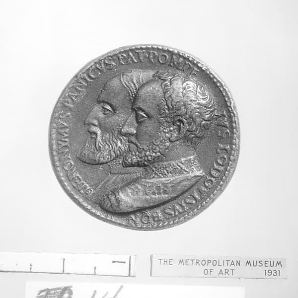 Hieronymus Panicus (d. 1558) and Lodovisius Bon (d. 1565), by Giovanni del Cavino
