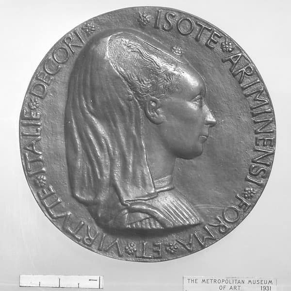 Isotta degli Atti of Rimini, by Matteo de' Pasti