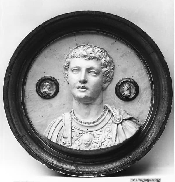 Bust of a man (one of a pair), by Della Robbia