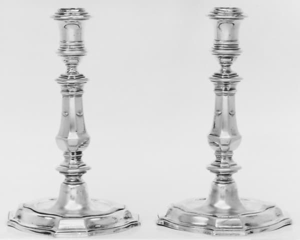 Candlestick (one of a pair), by Anthony de Rooy
