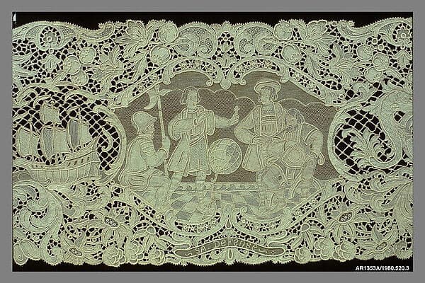 Runner (from a set of table linens)