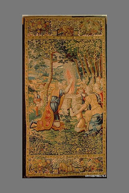 Jacob Sacrificing After Making a Covenant with Laban from The Story of Jacob series