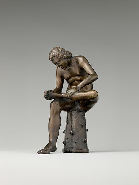Spinario (boy pulling a thorn from his foot), by Severo Calzetta da Ravenna