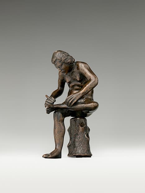Spinario (boy pulling a thorn from his foot), by Severo Calzetta da Ravenna