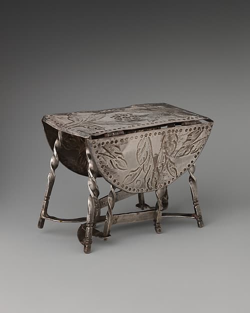 Miniature gateleg table (one of a pair), by George Manjoy