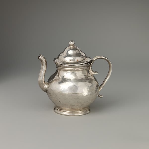 Miniature teapot with cover (part of a set), by David Clayton