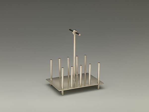Toast rack, by Christopher Dresser