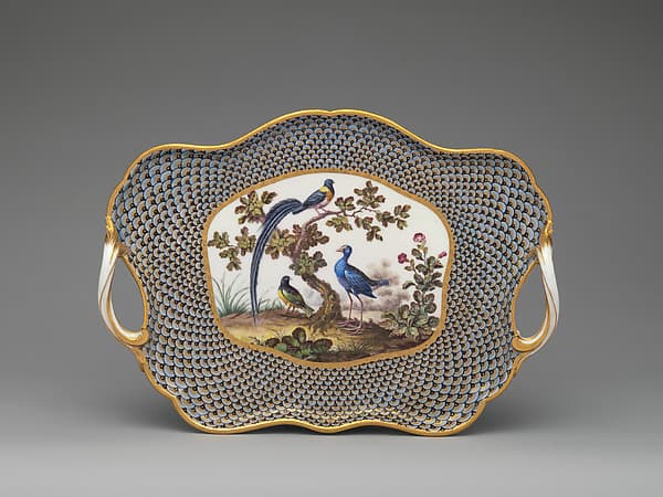 Tray (plateau Duplessis) (part of a service), by Sèvres Manufactory