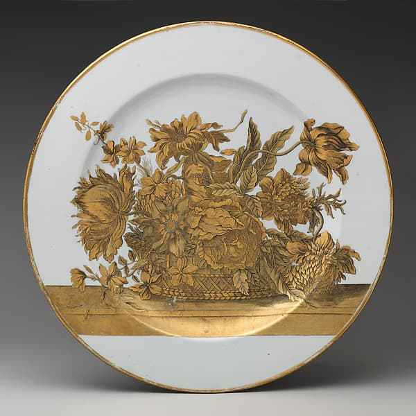 Plate (one of a pair), by Jean-Baptiste Monnoyer