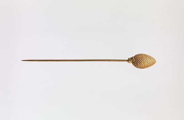 Archeological-revival cravat pin, by Castellani