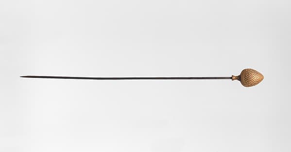 Archeological-revival hat pin, by Castellani