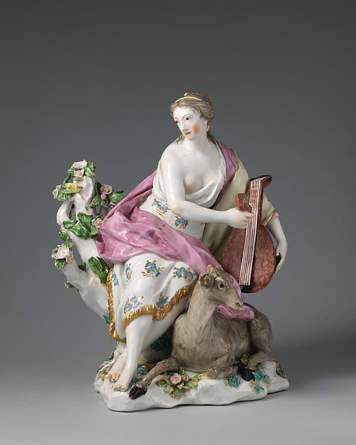 Hearing (one of a pair), by Chelsea Porcelain Manufactory