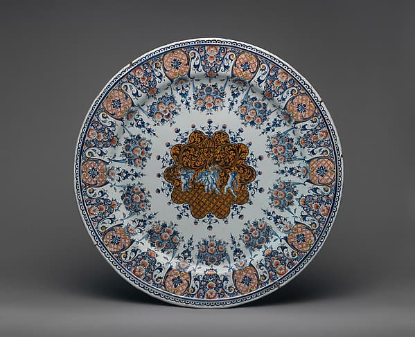 Plate, by Olérys-Laugier Factory