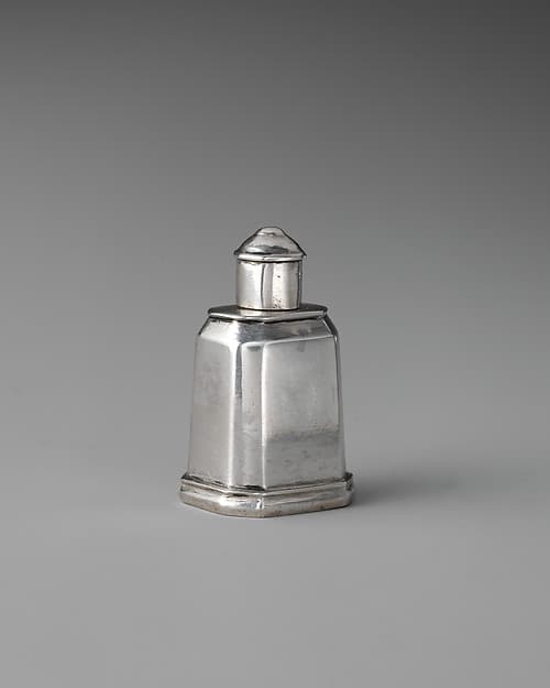 Miniature tea caddy, by John Le Sage