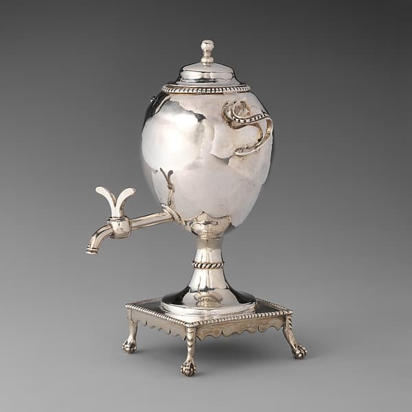 Miniature urn with cover, by A. L. & W. L.