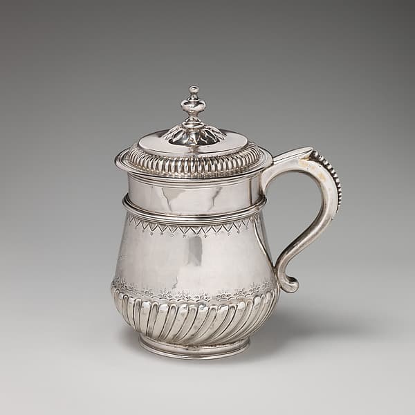 Mug with cover, by D., London