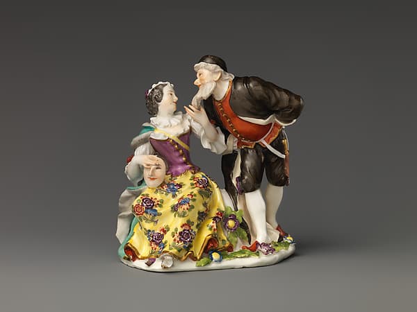 Columbine and Pantaloon, by Meissen Manufactory