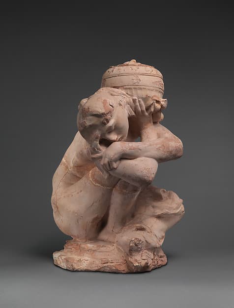 Fallen Caryatid Carrying an Urn, by Auguste Rodin