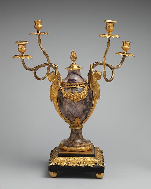 Candelabrum perfume burner (one of a pair), by Matthew Boulton